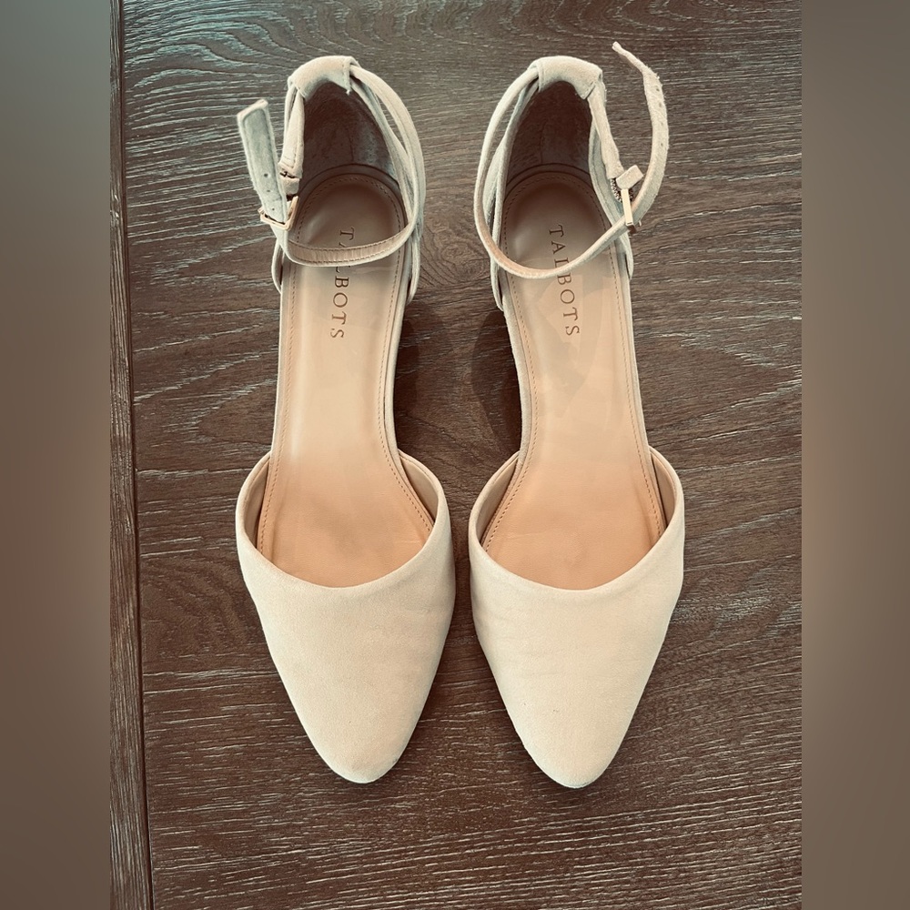 Talbots Laney D’Orsay Wedge Ankle Strap 8.5